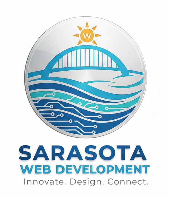 Logo for the company Sarasota Web Development.
