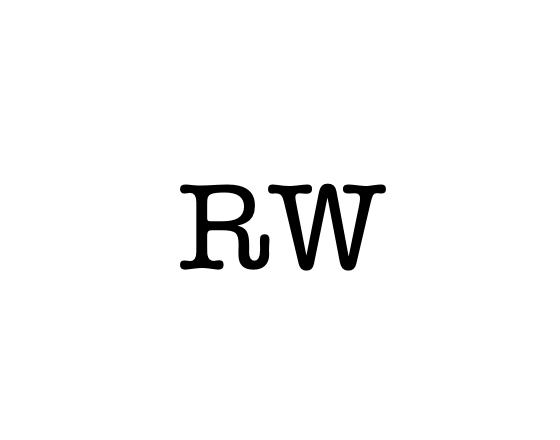 Image with the initials "RW".